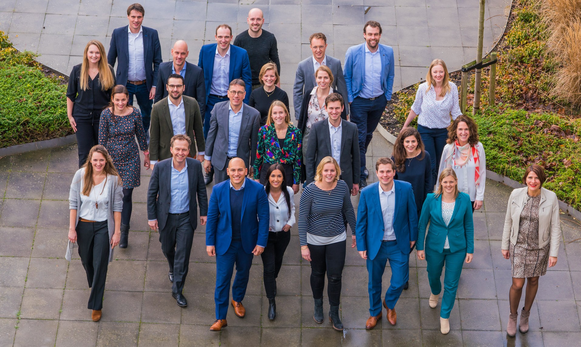 Team van Morgens-collega's